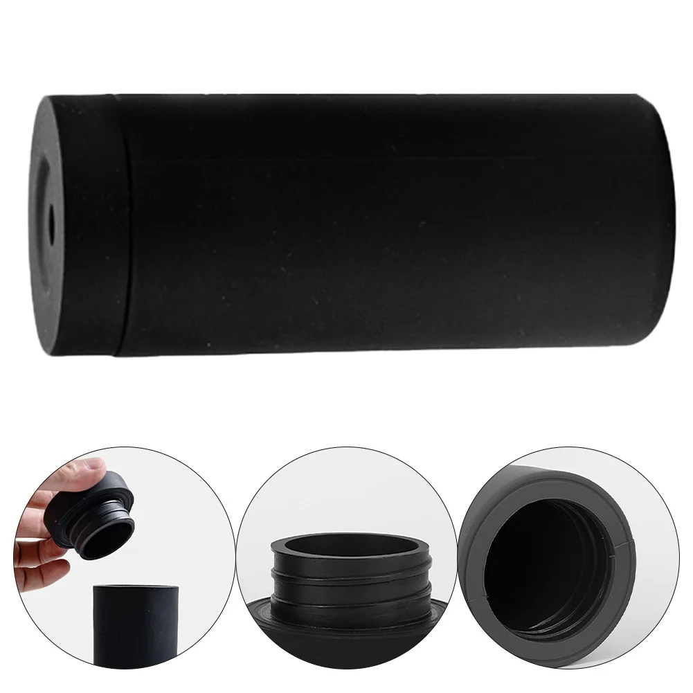 

Compact yet Stylish Black Squeeze Bottles Made from Silicone Great For Everyday Essentials Like Soaps & Lotions