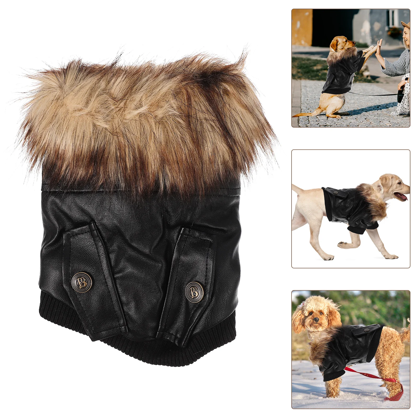 

Windproof Waterproof Dog Jacket Puppy Winter Coat Warm Breathable Pet Clothing For Small Dogs Stylish Cold-Proof Dog