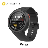 Original Amazfit Verge Global Version Smartwatch 1.3-inch AMOLED Screen Dial & Answer Calls GPS Smart Watch 99%New