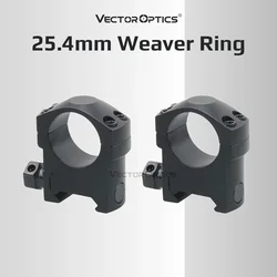 Vector Optics 25.4mm Hunting Rifle Scope Mounts for Dia 1in Tube Scopes Picatinny Weaver Rail Tactical Sight