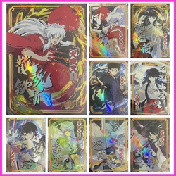 Anime Goddess Story Rare Games Collectible Card Inuyasha Kikyo Higurashi Kagome Sesshoumaru Kagura Toys for boy Birthday Present