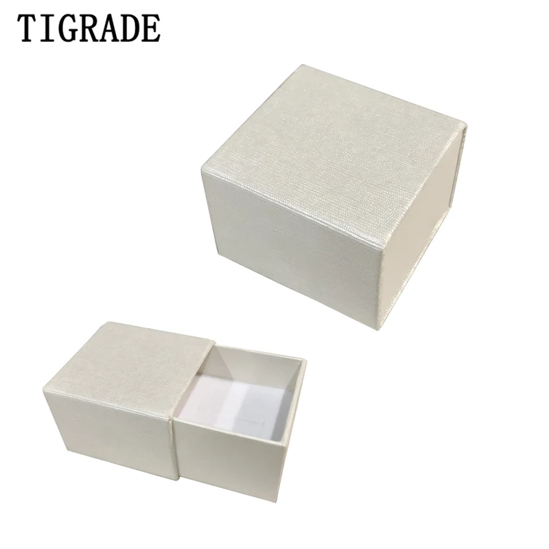 White ring box together with engraving fee, Not Sell Separately, Sell Together With Ring Only ,without logo fit dropshipping