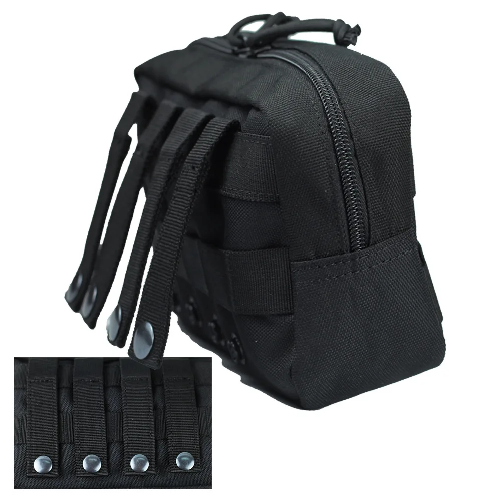 EDC Waist Bag Outdoor Camping EDC Tool Pouch Wallet Fanny Backpack Phone Bag Nylon Molle Hunting Waist Belt Pocket