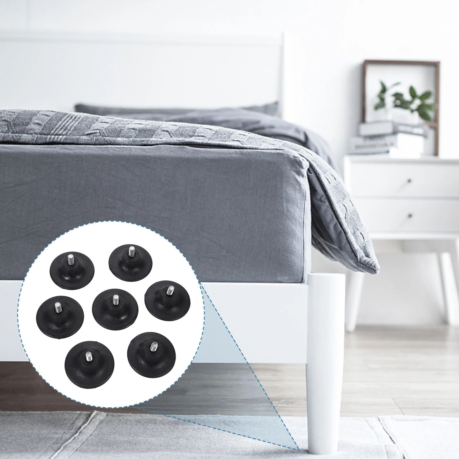 

20Pcs Furniture Leveler Adjustable Leg Levelers Heavy Duty Cabinet Legs Table Feet for Stable Height Leveling 45Mm Screw Mount