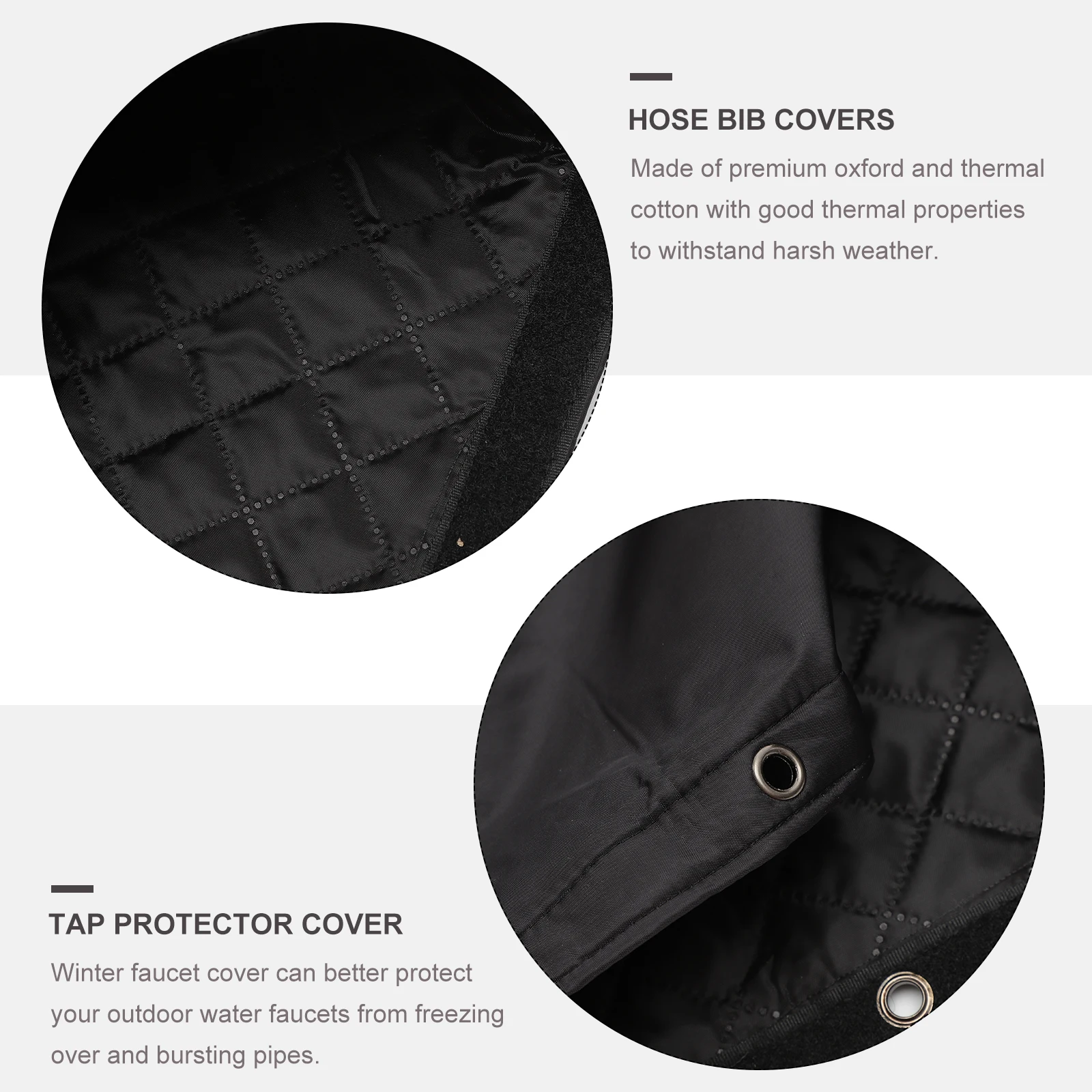 

Outdoor Faucet Anti Freeze Protector For Garden Lawn Hydrants Insulated Water Pipe Protection Cover Durable Oxford Fabric Easy