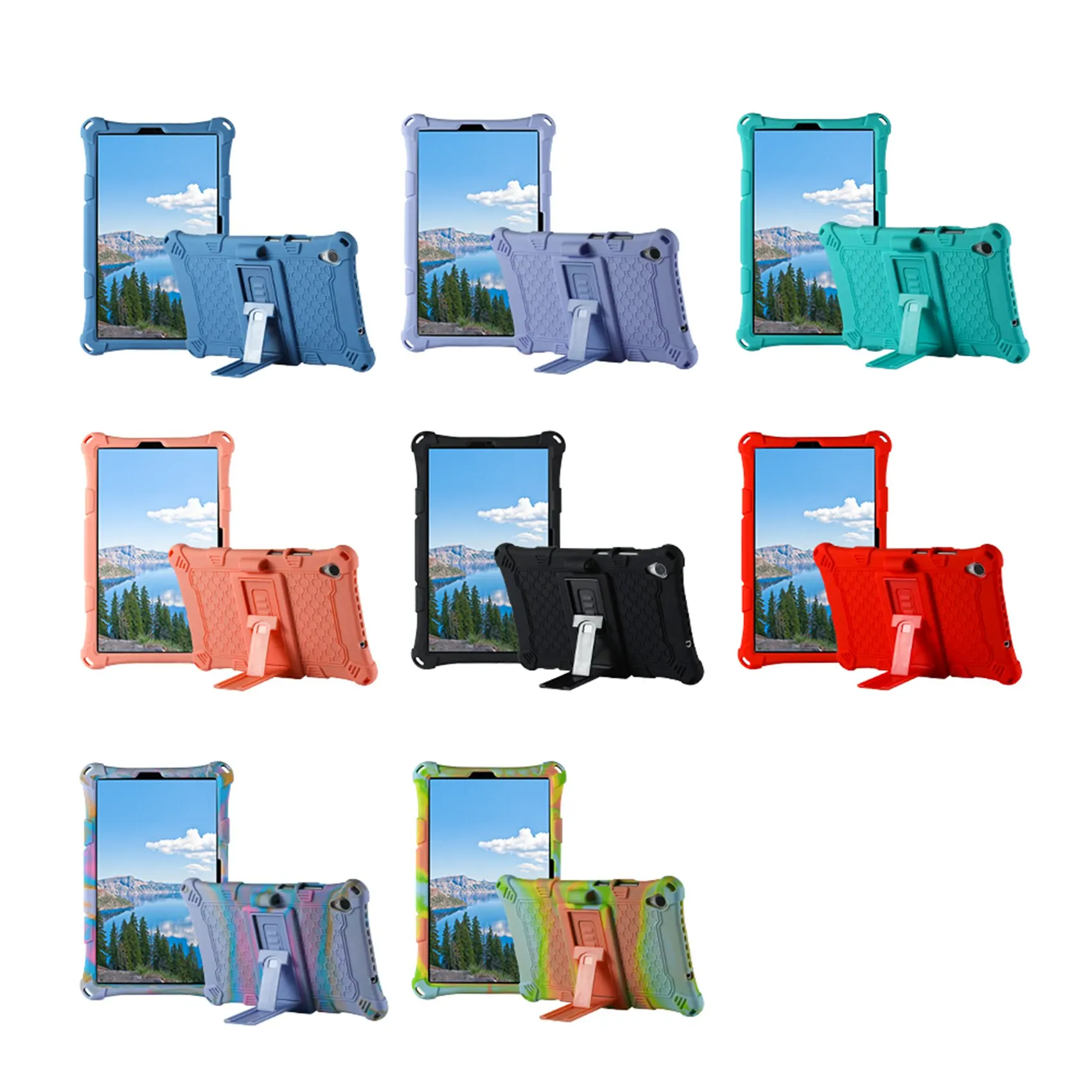 新しいシリコンケース Lenovo Tab M8 FHD TB-8705F/N Tab M8 HD TB-8505X/F 8インチタブレットケース Lenovo Tab M8 8705用 ペン付き(G)