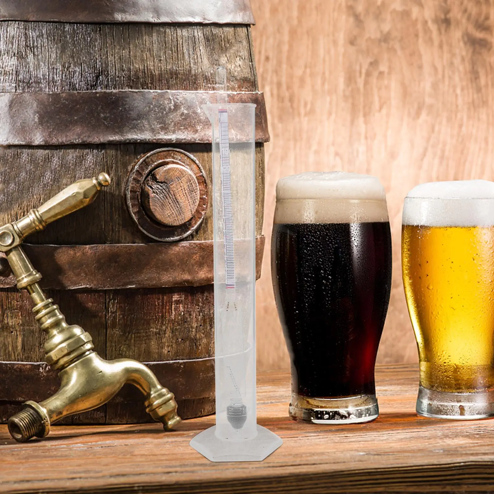 Water Drop Alcohol Density Meter Beaker Liquid Measuring Cups Plastic Hydrometer