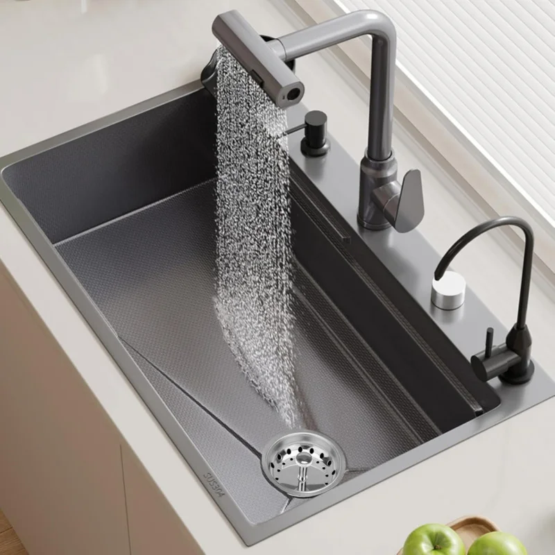 2 مصفاة حوض المطبخ وسدادة كومبو 3-1/2 بوصة، سلة من الفولاذ المقاوم للصدأ مع مطاط، النمل #4