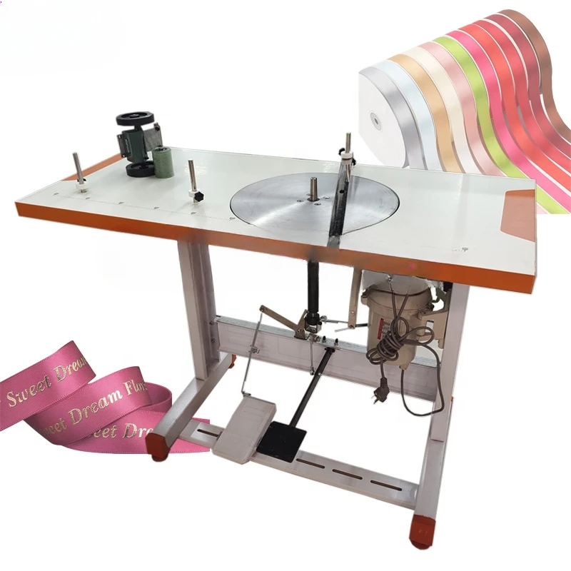 

Automatic tape fabric ribbon elastic band winder roller belt coil webbing machinery