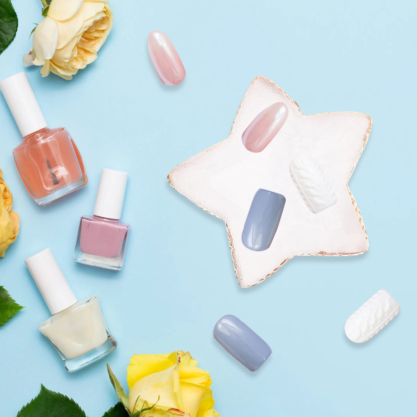 

Nail Art Painting Plate Tools for Manicure Display Boards Tip White Color Displayboard