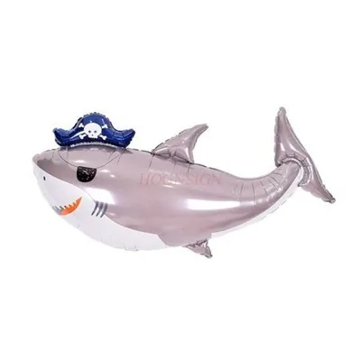 海賊、サメ、アルミホイルバルーン、水族館、プールの装飾、風船、子供の誕生日パーティー、アルミホイル