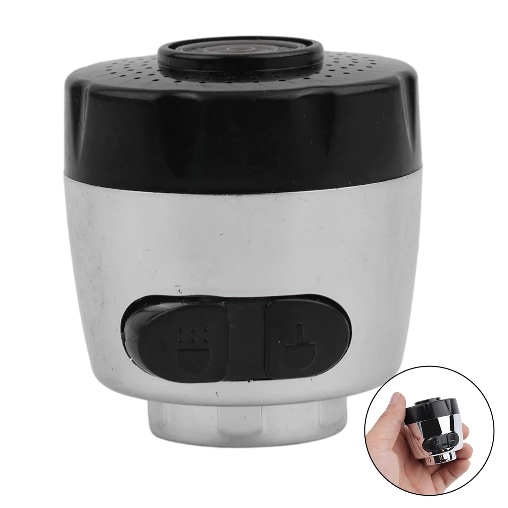 Grifos de cocina, caño de grifo, agua corriente, burbujeador de acero inoxidable 360 °   Modos de salida de operación flexible de rotación