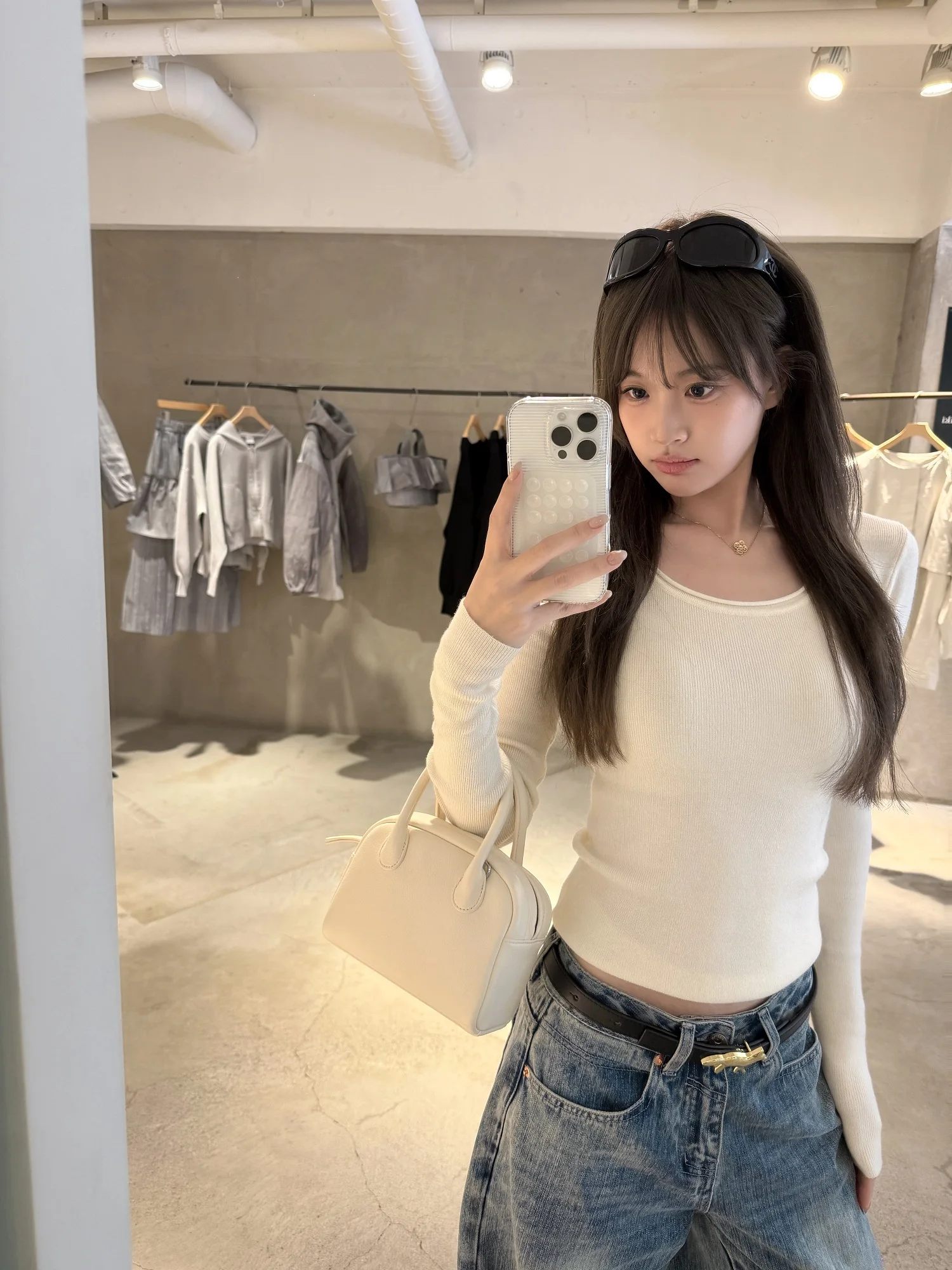 

Женский шерстяной вязаный пуловер Ceeyou Cleanfit с длинным рукавом и круглым вырезом, мягкий, облегающий, для повседневной носки