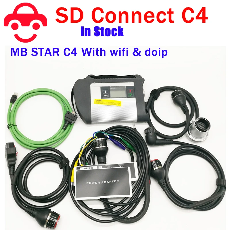 

A+++ Full Chip MB STAR C4 SD Connect Compact C4 Car truck newest software Mb star Multiplexer Diagnostic Tool with WIFI win7