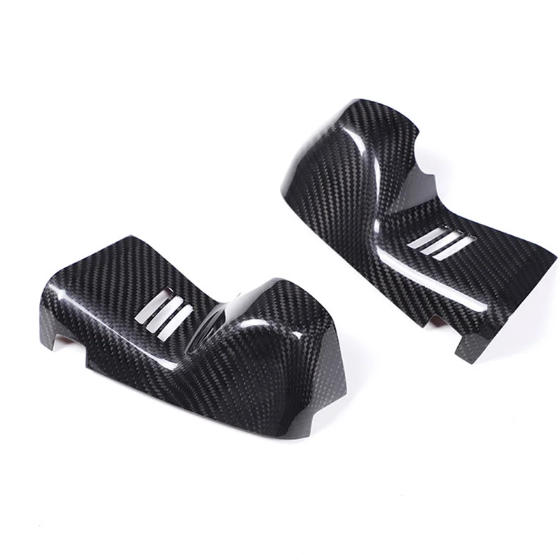 

Dry Carbon Fiber Car Interior Rearview Mirror Decor Cover Trim for Toyota GR Supra A90 2019-2022 Interior Accessories