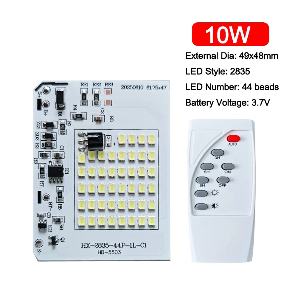 1Pcs SMD Bulb 2835 LED Lamp Chips High Brightness 10W/15W/25W/40W/60W/100W Light Source Panel White Light with Remote Controller