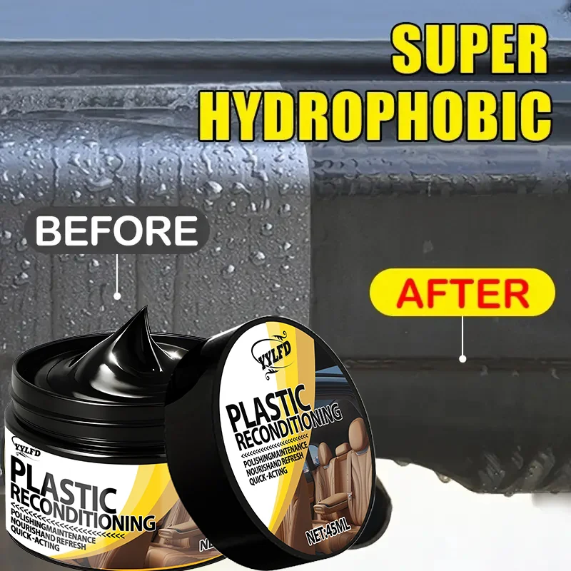 自動車用プラスチック補修剤 - 内装・外装プラスチック磨きワックス、傷補修・老化防止クリーム、タイヤにも最適