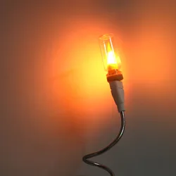 A set 5V LED Flame Light Bead Bulbs Extension Cables +Warm Yellow USB Lnterfaces DC5V Portable Source Notebook Lnterior Lighting
