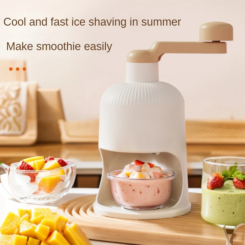 

Купите сейчас Дробилка льда Ручная роторная ручная дробилка льда Маленькая ручная бритье Льдогенератор для дома Для кафе-бара Кухня