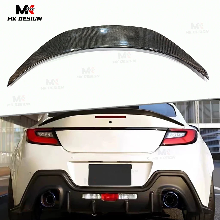 

TMS Style Carbon Fiber Rear Spoiler for Toyota GR86 Subaru BRZ ZD8 ZN8 2022-2025 Rear Trunk Lip Spoiler Wing Ducktail Auto Parts
