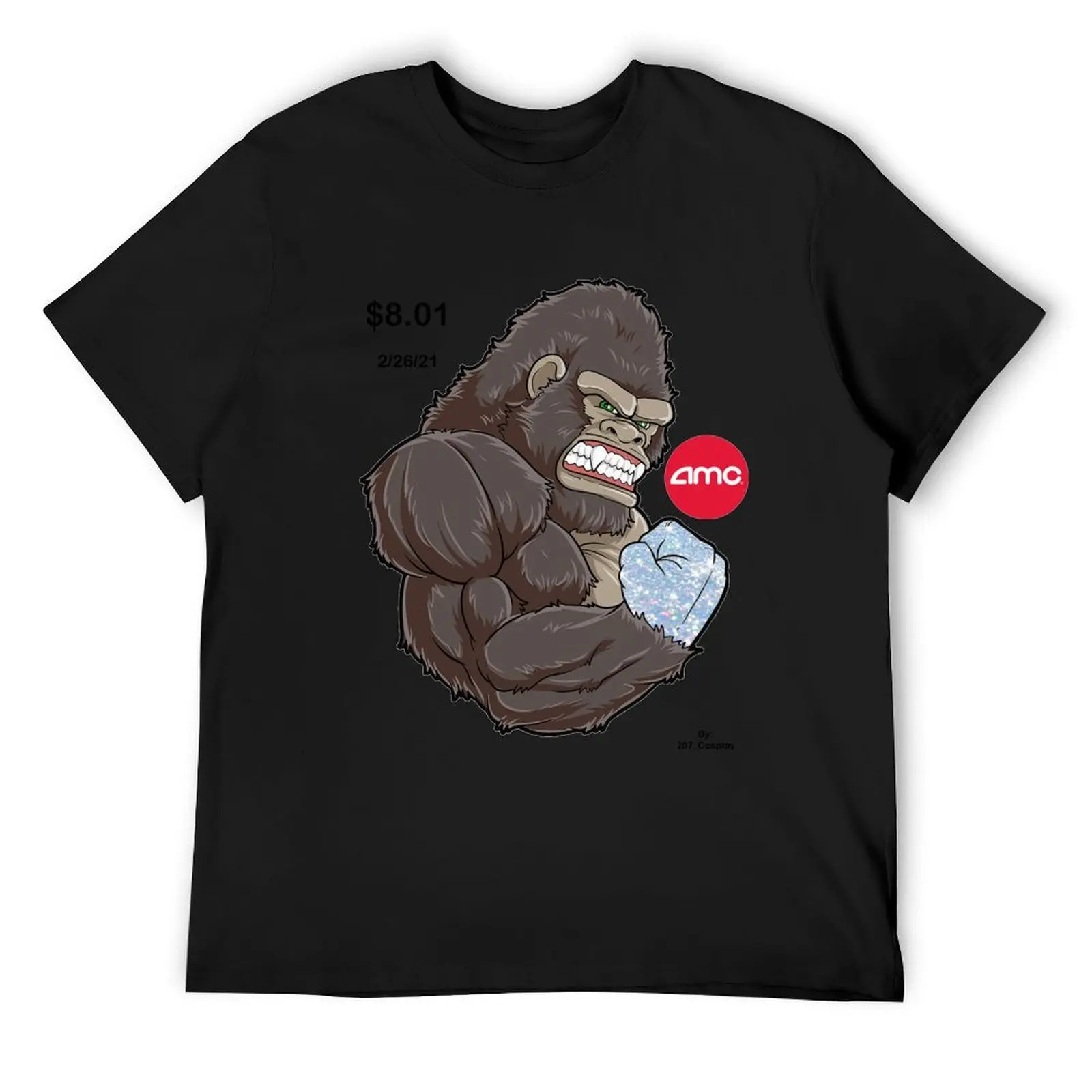 Diamond Hand Ape T-Shirt essential t shirt plus size clothes cheap stuff black t shirts for men