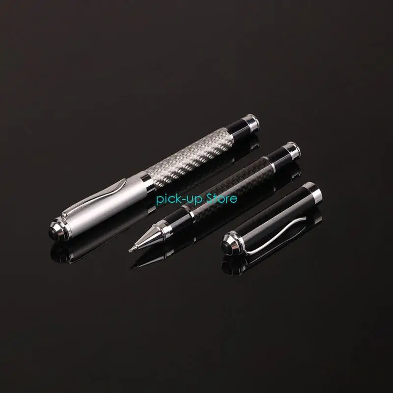 Q5WA ألياف الكربون التوقيع هلام قلم حبر أسود الأعمال الكتابة مكتب اللوازم المدرسية القرطاسية