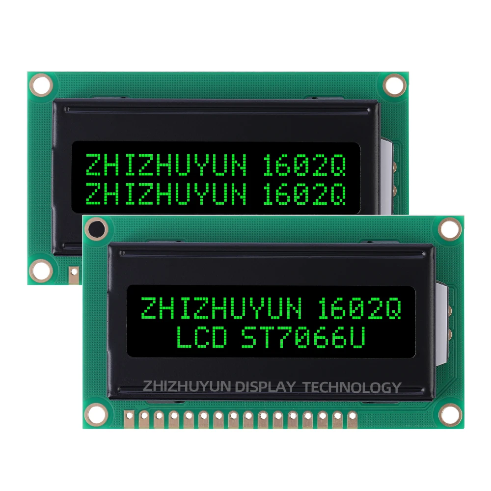 1602q Lcd-Scherm I2c Lcd-Display Module Russisch Cyrillisch Alfabet Engelse Lettertype Scherm Btn Zwarte Film Paarse Tekst