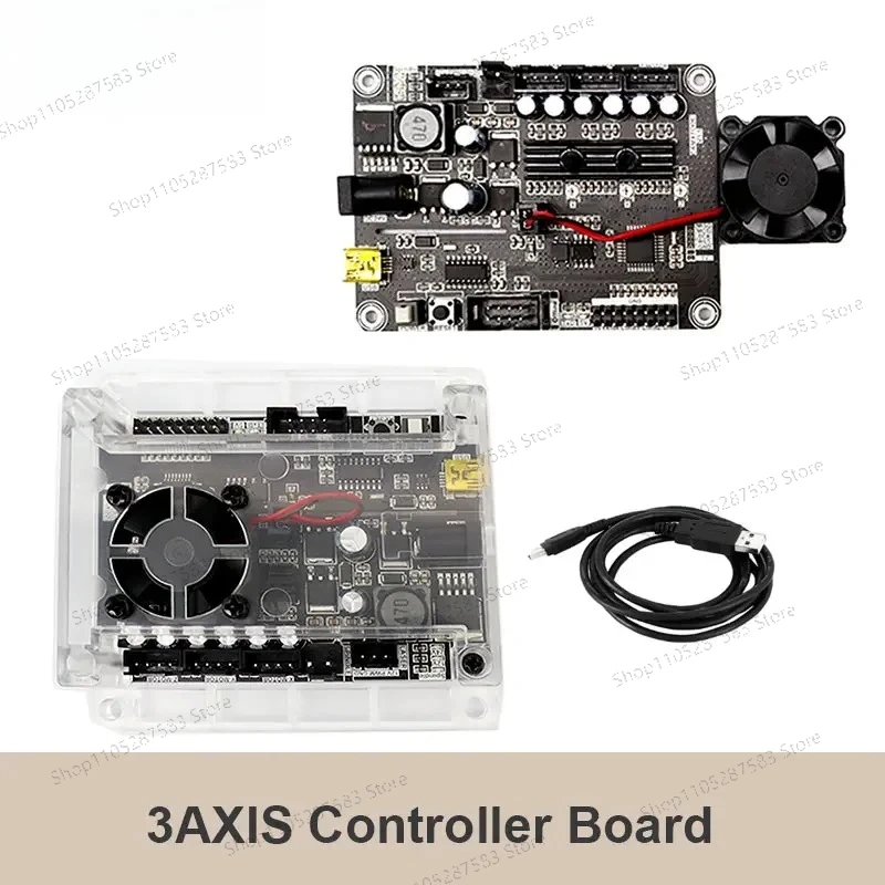 

CNC 3018 Pro Laser Engraver Woodworking 3 Axis CNC Engraving Machine Control Board grbl 1.1f USB Port