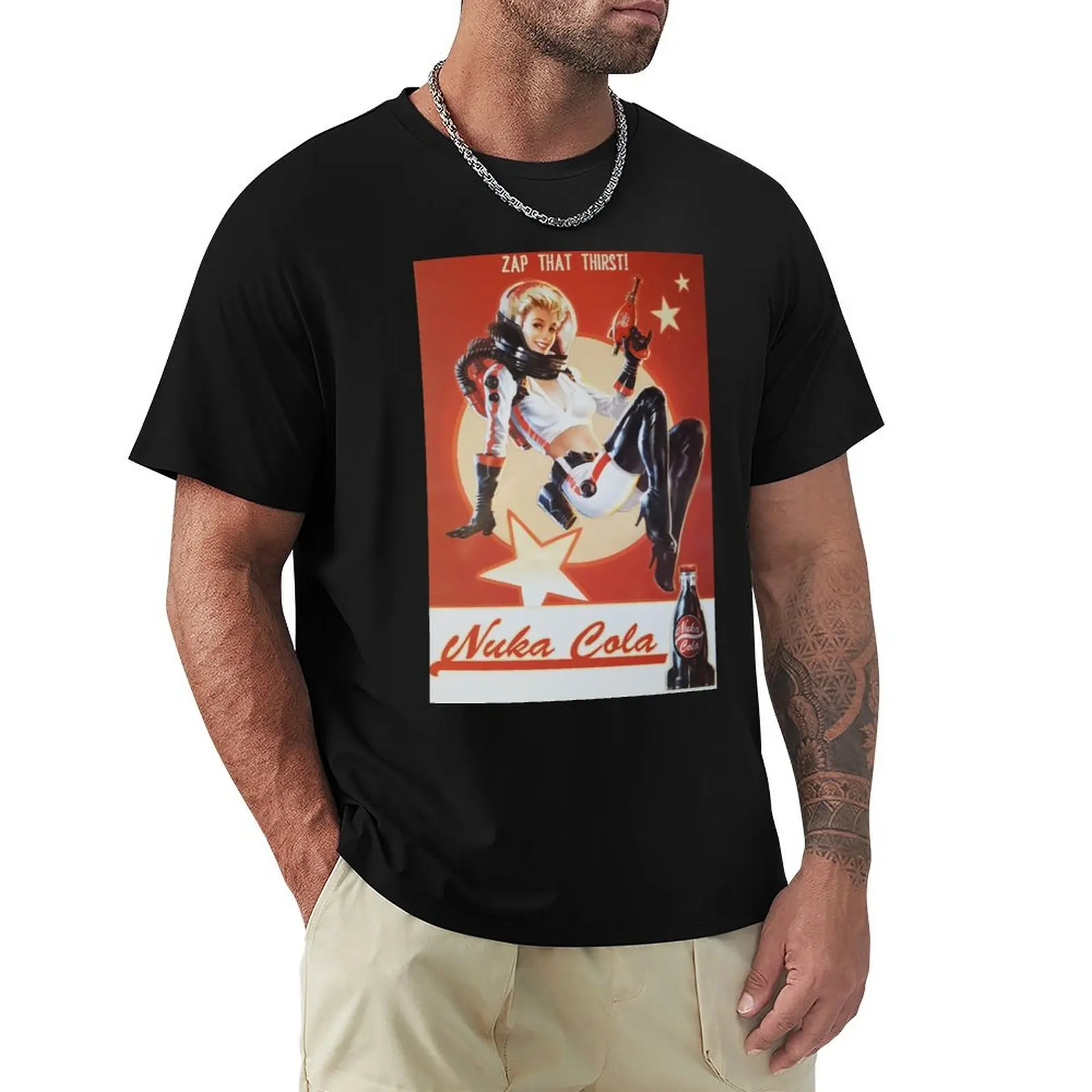 Zap that thirst! T-Shirt Daily Wear Plain Short Sleeve Shirt