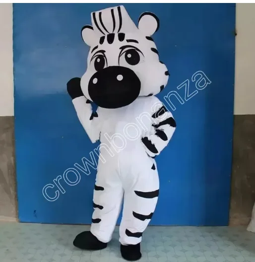 

New Adult Hot Sale LOVE Festival Dress Lovely Zebra Mascot Costume Christmas Fancy Dress Halloween Mascot Costume Free Ship