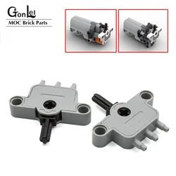 NEW Technical Pneumatics Series 19474 Pneumatic Switch with Pin Holes MOC Building Block Parts DIY Toys fit for 42080 45400