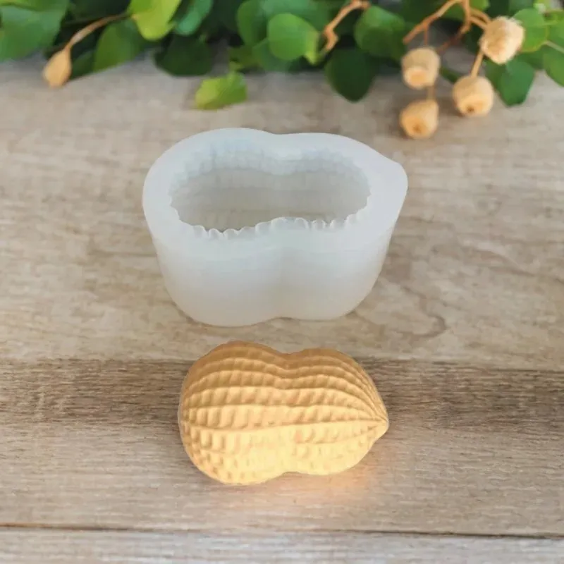 2026 latest models simulated peanut silicone mold diy handmade candle mold soap mold gypsum dropping mold