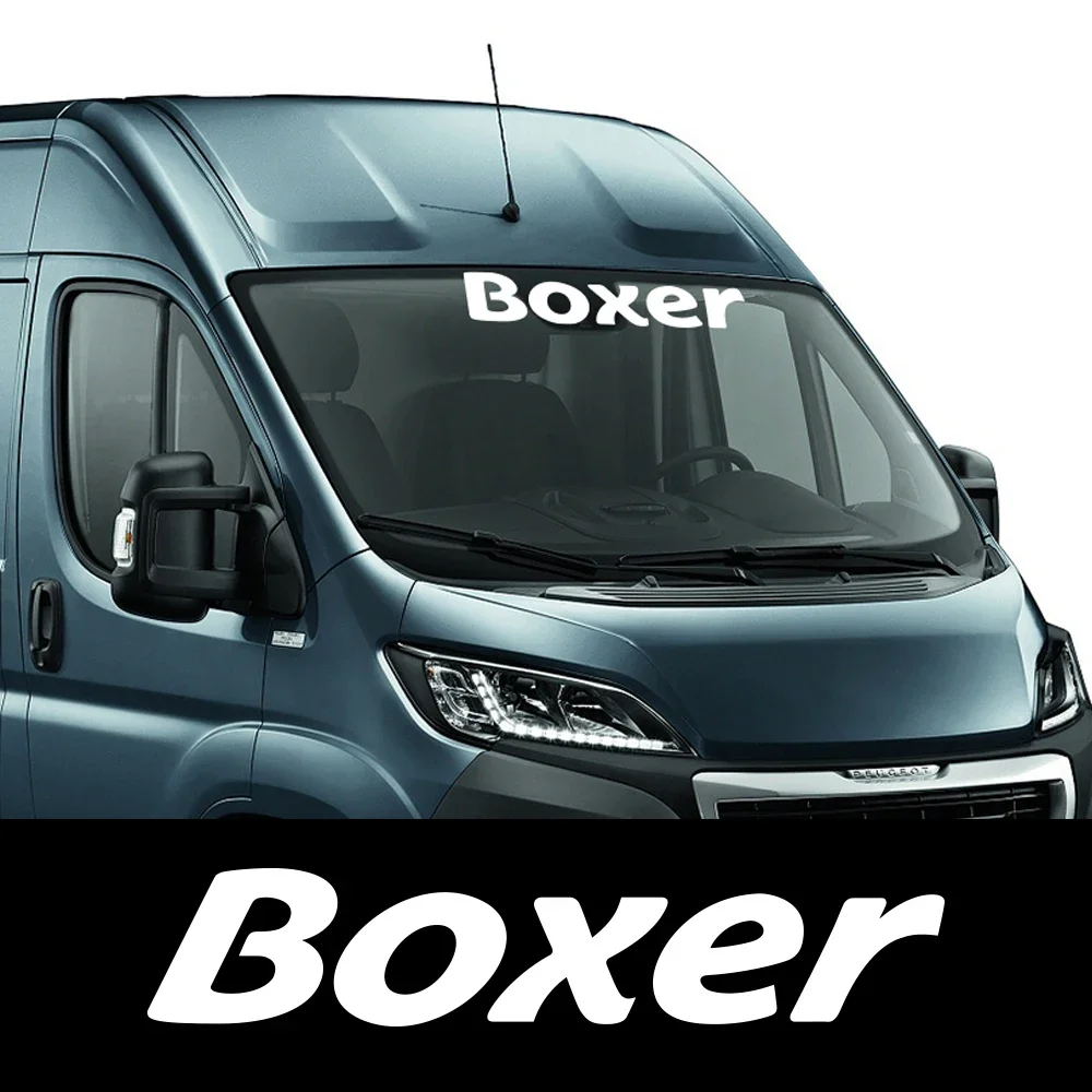 Van Front Windshield Stickers For Peugeot Boxer E Eboxer Car Caravan Graphics Decor Decal Camper Vinyl Cover Auto Accessories