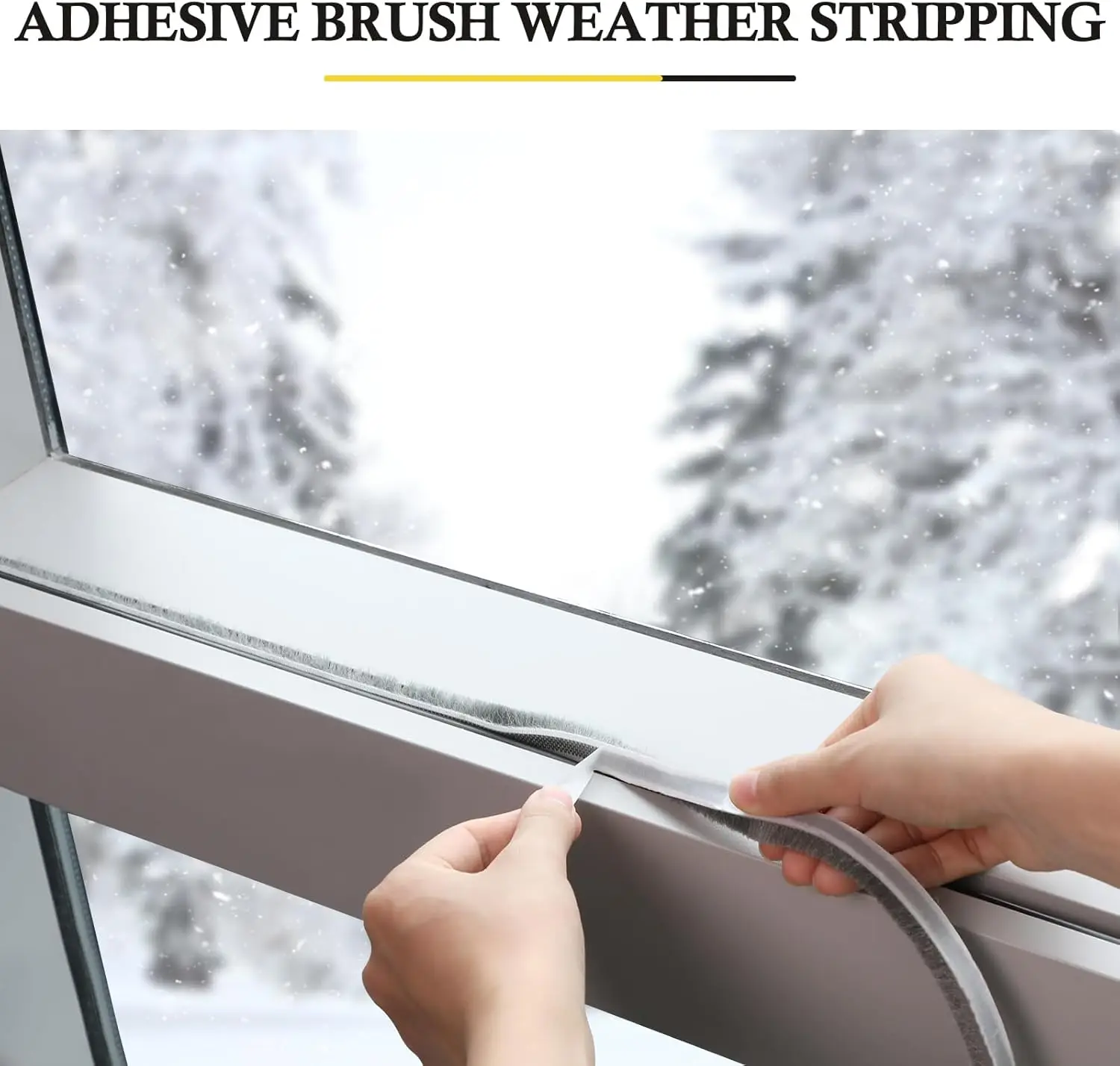 3/2/1Pcs 5M Self-Adhesive Soundproofing Weather Stripping Window Brush Seal Strip Noise Blocker for Windows and Doors Frame Wind
