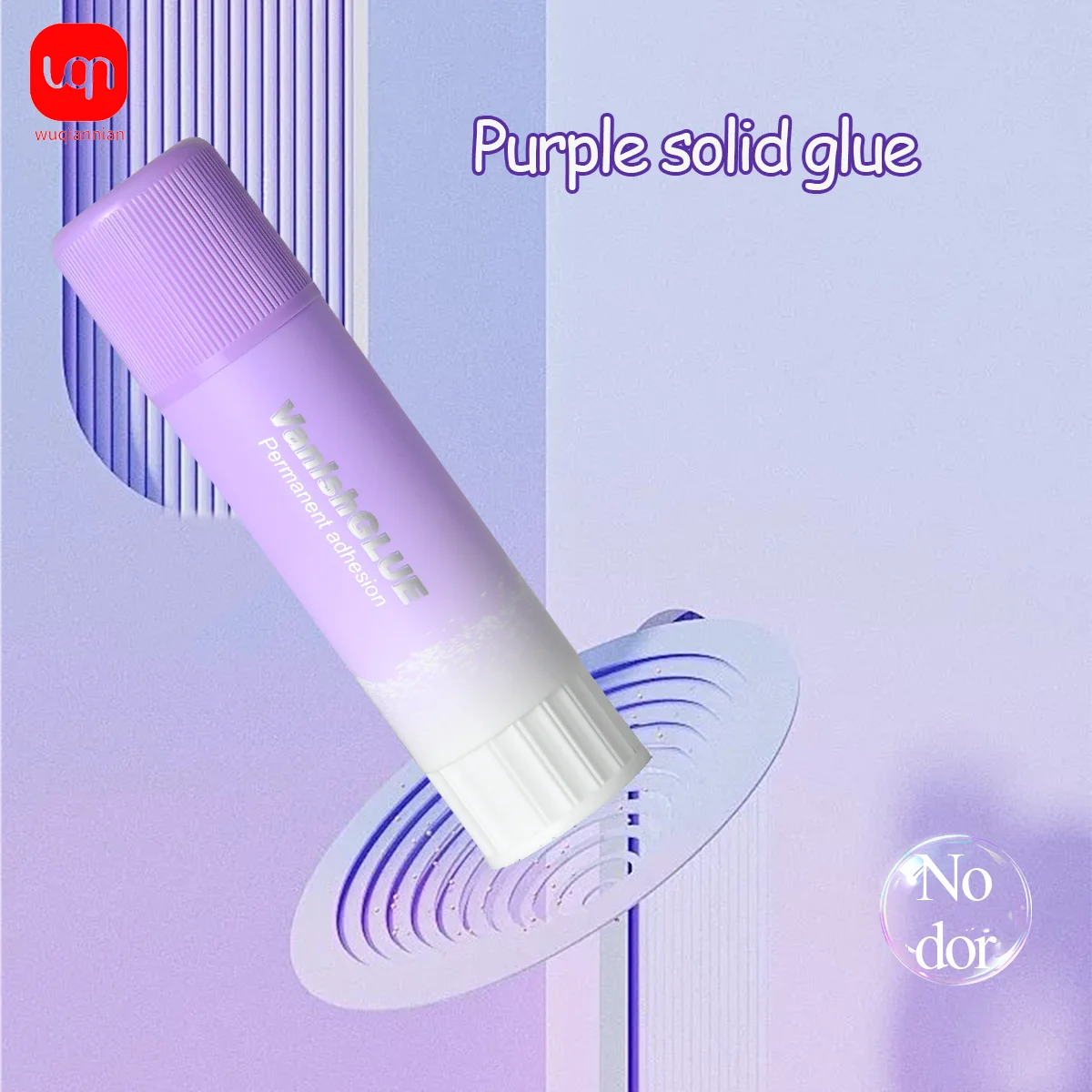 2/5/7pcs WQN PVA Vanishing Purple Solid Glue Stick 15g Office Student Glue Stick School Supplies