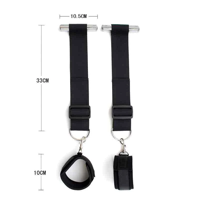 Adults Slave Erotic BDSM Bondage Gear Harness Ways Flirting Restraint Handcuffs On Door Sex Toys For Women Couples Sex Products