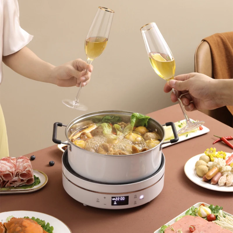 2200 واط الكهربائية موقد سيراميك موقد الشاي المنزلية عالية الطاقة الأشعة تحت الحمراء موجة فرن المعالجة الحرارية التعريفي طباخ