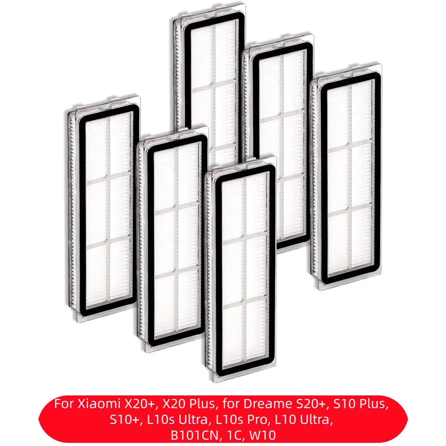 HEPA-фильтр для Xiaomi X20+, X20 Plus, для Dreame S20+, S10 Plus, S10+, L10s Ultra, L10s Pro, L10 Ultra Vacuum Replacement Parts