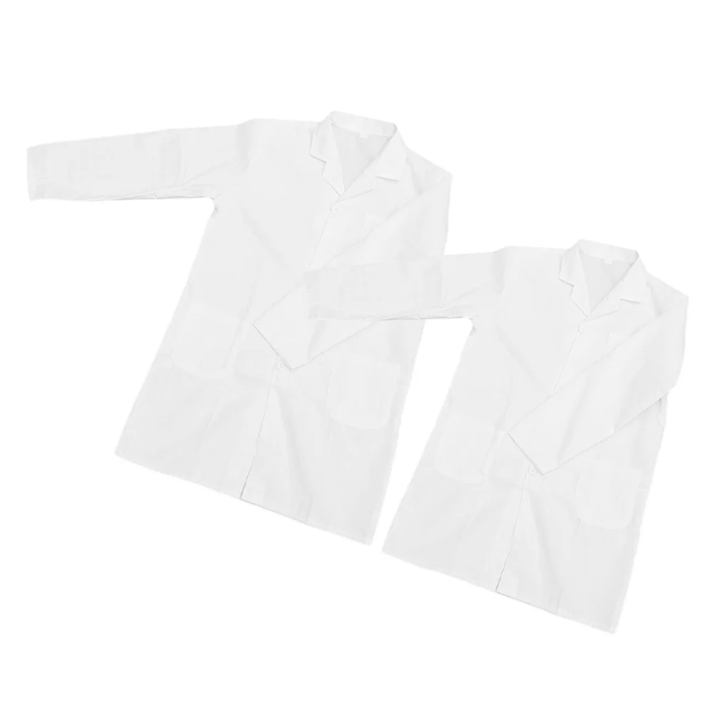 

2Pcs Kids Lab Breathable Toddler Scientist Cosplay Costume Washable Clothes Unisex Size Xl L for Roleplay Party