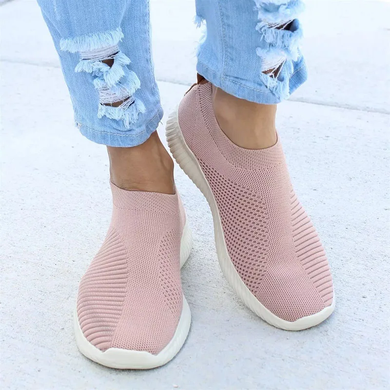 Women Fashion Shoes Sneakers Ladies Shoes Trainers Chunky Sneakers Sock Women\'s Sneakers Slip On Training Shoes Woman