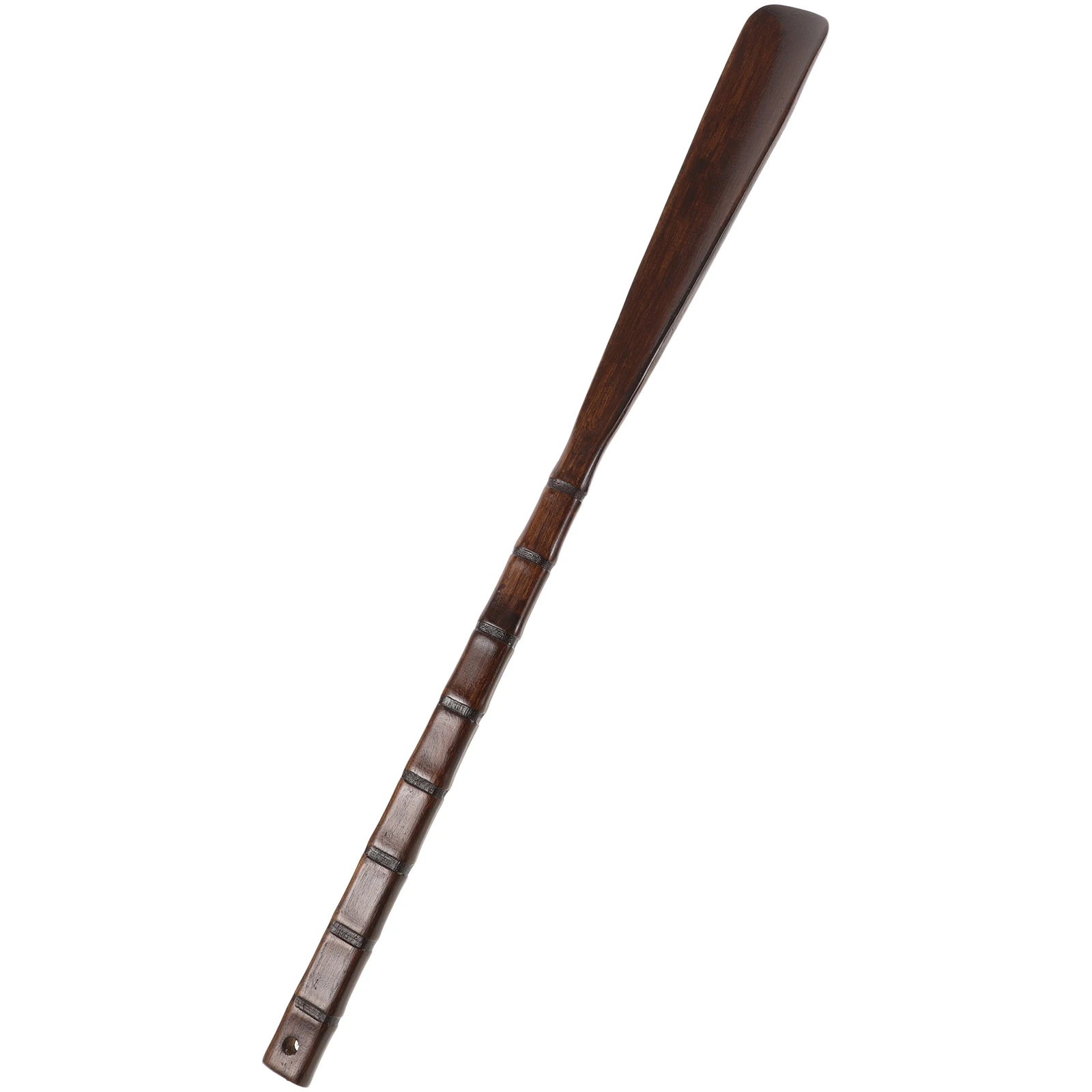 

Ergonomic Shoehorn Tool Brown Long Wooden Shoe Lifter Travel Durable Portable Seniors Home Office Shoe Extractor