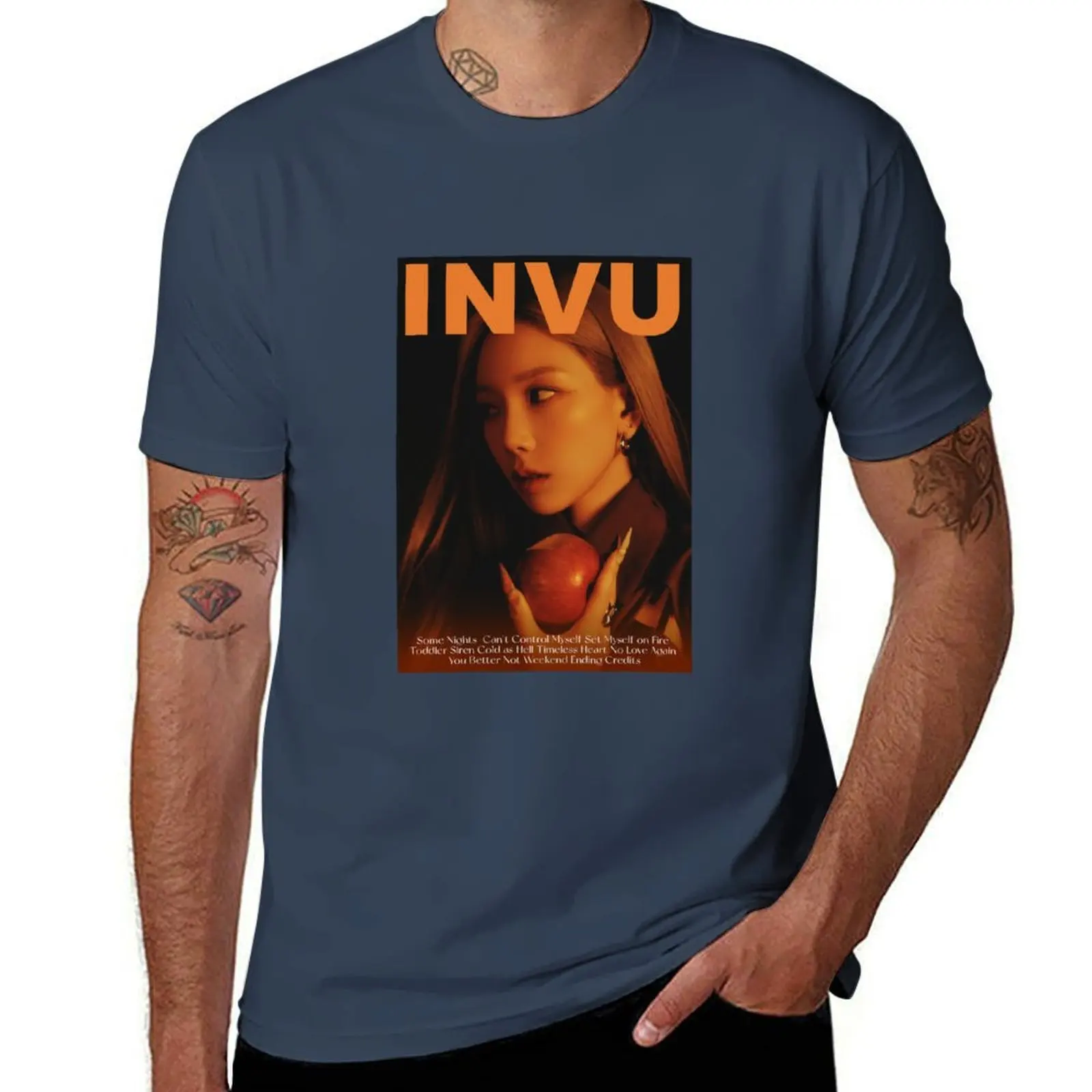 

Taeyeon | INVU T-Shirt Classic Graphic Short Sleeve Top