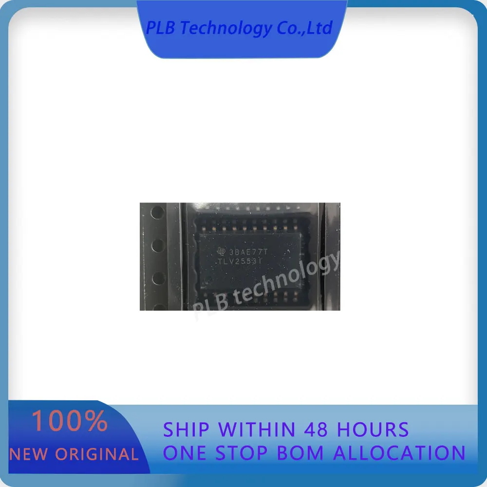 5PCS TLV2553 TLV2553IDWR SOIC-20 12bit 200-KSPS 11-channel low-power serial ADC with power down Original Stock