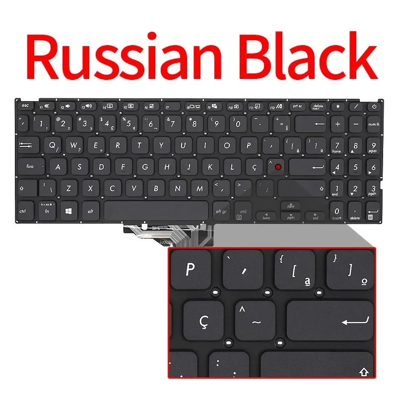 US RU SP BR Laptop Keyboard For ASUS Vivobook X515 X515DA X515EA X515J X515JA X515UA X515MA FL8700F FL8700FB