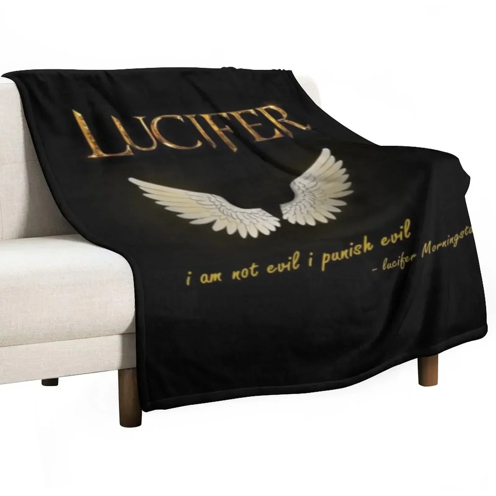 

Lucifer Throw Blanket Blankets For Baby anime Bed Soft Blankets