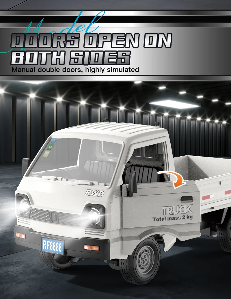 ZWN 1:16/1:18 RC AUTO Simulation Drift Klettern Lkw Led Licht Kleine Fracht Fernbedienung Elektrische Spielzeug Modell für Kinder Geschenke – Detail 22