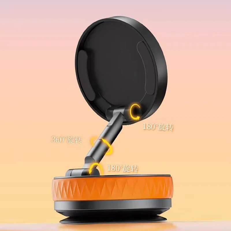 

360° Magnetic Vacuum Suction Cup Holder For IPhone Xiaomi Huawei Universal Mobile Phone Holder Folding Stand for Multi-Scenario