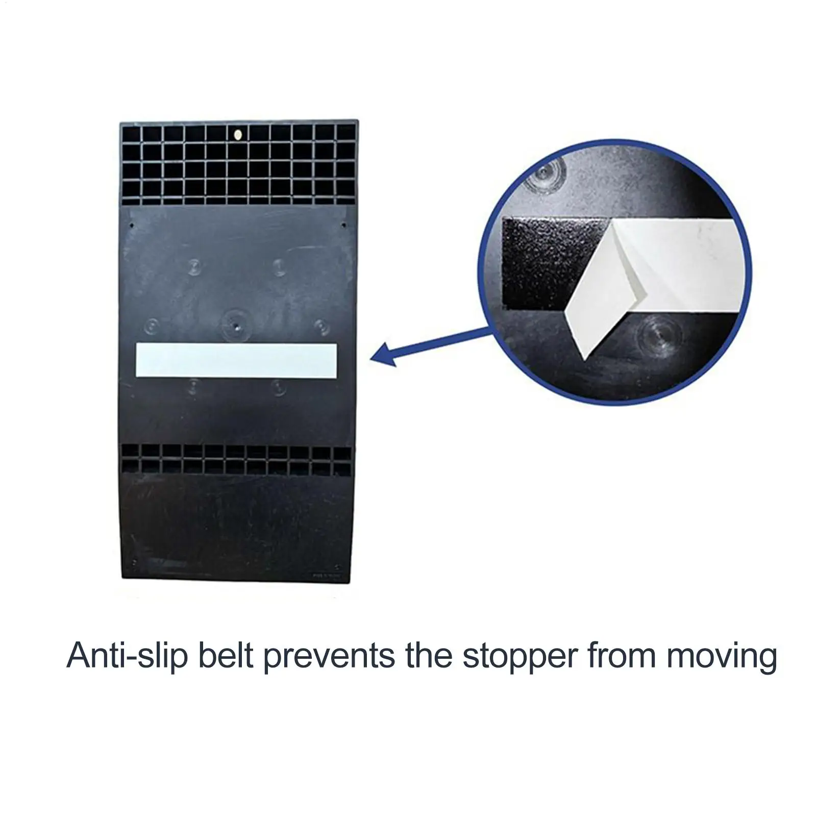 Parking Stopper for Garage Car Parking Mat Tire Pad Positioning Barrier for Truck Trailer Shed Driveway Auto Golf Cart