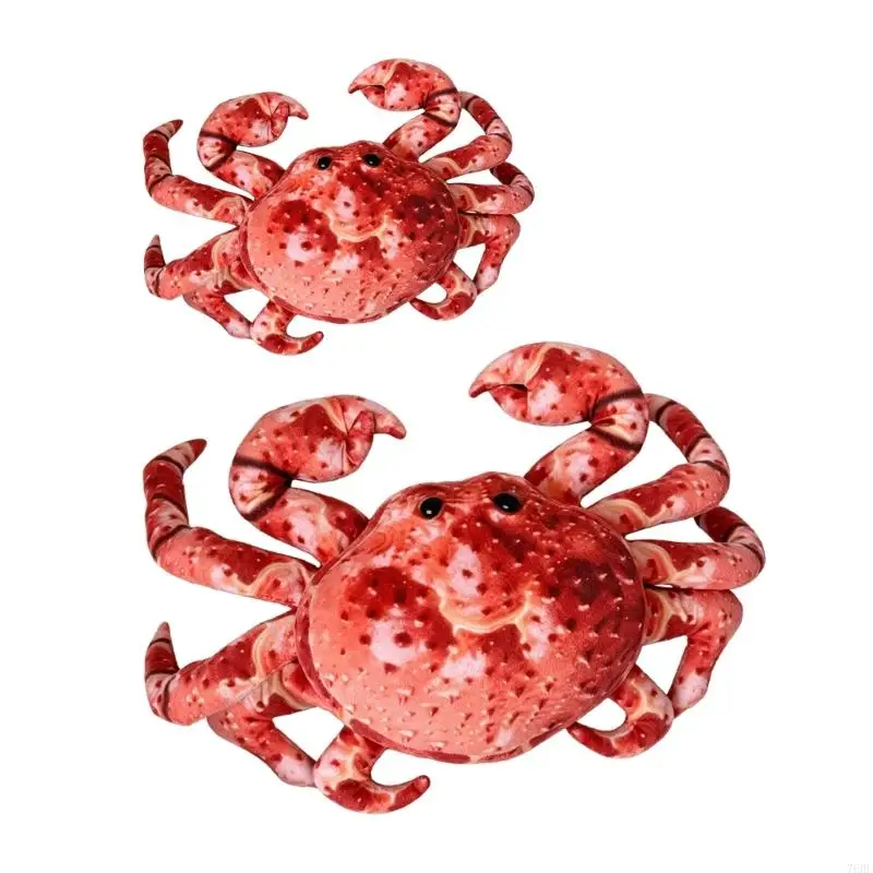 76HF Stuffed King Crabs Toy Realistic Christmas Gift King Crabs for Kids Teenagers
