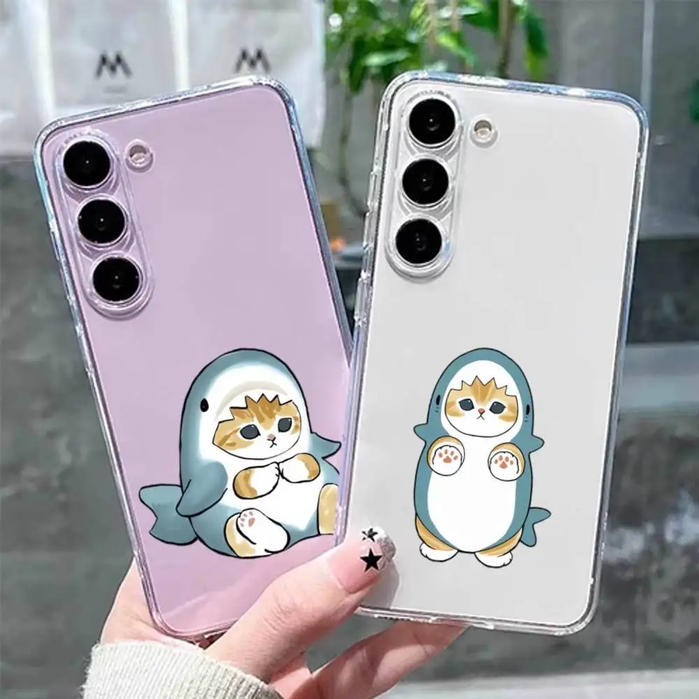 Lovely M-Mofusands Cat Phone Case For Samsung GalaxyA10,12,13,20,21s,22,31,32,52,71,72,73,Soft Transparent Cover